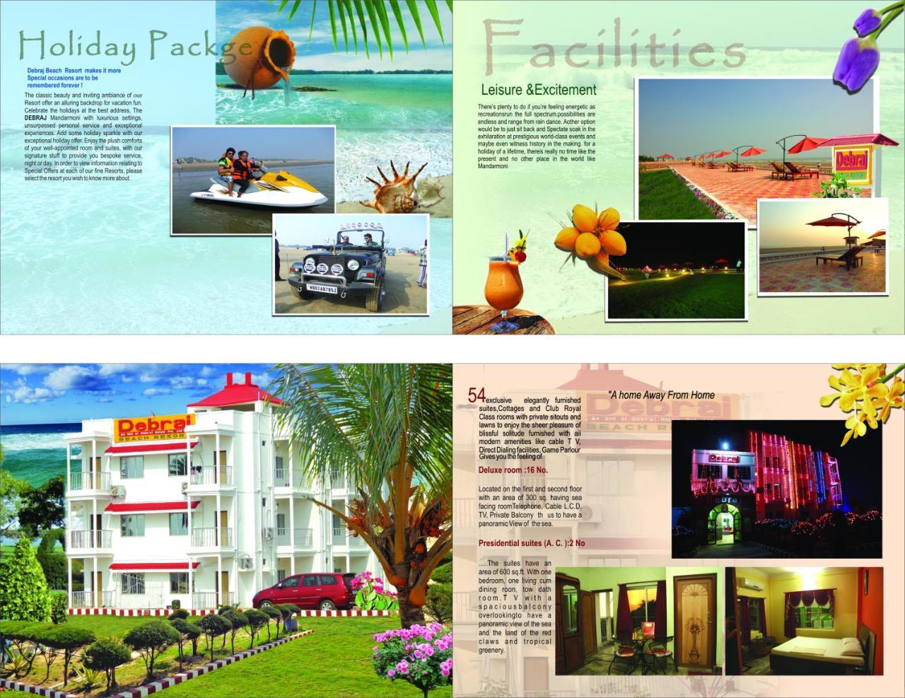 Debraj Beach Resort Mandarmani Eksteriør billede
